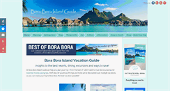 Desktop Screenshot of boraboraislandguide.com